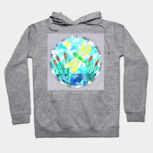 dragon fly in mosaic Hoodie